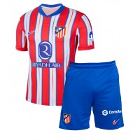 Camisa de time de futebol Atletico Madrid Alexander Sorloth #9 Replicas 1º Equipamento Infantil 2024-25 Manga Curta (+ Calças curtas)